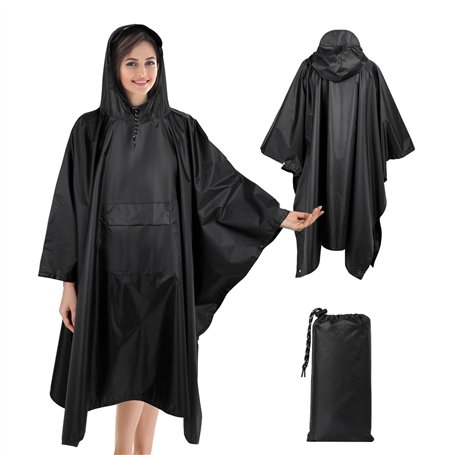 AiQInu Poncho Pluie Imperméable Hommes et femmes