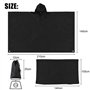 AiQInu Poncho Pluie Imperméable Hommes et femmes, 3 in 1 Cape de Pluie Femme, Veste Coupe-Pluie Cape, Multi-Fonctionnel Poncho T