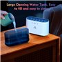 AiQInu Humidificateur d'Air 900ML, Pick-up Dynamique Humidifier Chambre avec 6 Buses et 7 Couleurs LED, 25dB Ultra Silencieux, H