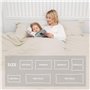 Taie Oreiller 50x90 Lot de 2 en Premium Microfibre - avec Fermeture Éclair Invisible- Housse Coussin Doux, Confortable, Respiran