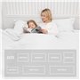 Taie Oreiller 50x70 Lot de 2 en Premium Microfibre - avec Fermeture Éclair Invisible- Housse Coussin Doux, Confortable, Respiran