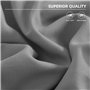 Taie Oreiller 50x70 Lot de 2 en Premium Microfibre - avec Fermeture Éclair Invisible- Housse Coussin Doux, Confortable, Respiran