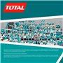 TOTAL - Pinces coupantes diagonales renforcées - 228mm - Pour fils, câbles, clous ou vis - Fortes et durables - Poignées ergonom