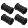 Create idea Lot de 4 manchons de rechange en caoutchouc pour microphone - Accessoires pour intérieur et studio d'enregistrement