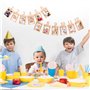 Romon Banderole Anniversaire 1 an, BéBé Guirlande Anniversaire 1 A 12 Mois, Photo Bannières Décorations d'anniversaire, Enfants 