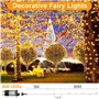 96M 800 LED Lumières de Noël Intérieur et Extérieure