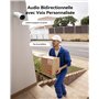 Imou 2K Caméra Surveillance WiFi Extérieur sans Fil Batterie, Caméra de Surveillance Extérieur, PIR & AI Détection Humaine, Visi