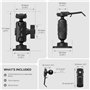 TUSITA Marine & Voiture Support Réglable Compatible avec Garmin Handheld - GPS Systèmes Accessoires