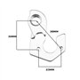 Be In Your Mind Crochet de Dérailleur Arrière de Vélo Compatible avec Decathlon Rockrider ST520 ST540 Riverside 500 900 Accessoi