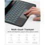 Inateck Étui magnétique avec clavier pour iPad Air 11" M3 2025/M2 2024, Air 5/4 Gen 10,9", clavier magique pour iPad Pro 11" 4/3