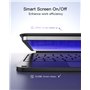 Inateck Étui magnétique avec clavier pour iPad Air 11" M3 2025/M2 2024, Air 5/4 Gen 10,9", clavier magique pour iPad Pro 11" 4/3