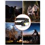 Victoper Lampe frontale rechargeable LED 2500L 8 modes avec 60° réglable IPX4 étanche pour la course à pied, le camping, la pêch