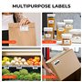 MUNBYN Étiquettes thermiques Blanc 3x2 pouces, Etiquettes Thermiques Autocollantes, Etiquettes Thermiques pour prix, Code-barres