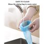 8 Douilles Patisserie et 1 Poches à Douille en Silicone Réutilisable, DIY Patisserie Accessoire Kit Professionnelle pour Décorat