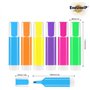 6 Pièces Stylo Marqueur à Pointe Biseautée Surligneur De Grande Capacité Stylo De Marquage étudiant Stylo G