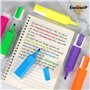 EooUooIP Surligneur, 6 Pièces Stylo Marqueur à Pointe Biseautée Surligneur De Grande Capacité Stylo De Marquage étudiant Stylo G