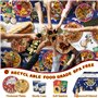 Party Kit de fête d'anniversaire Harry Potter: Harry Vaisselle fête Anniversaire - Wizard Party Tableware Set - 16 Invités Magic