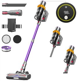 ANYSON 45Kpa/550W/70 Minutes Aspirateur Balai sans Fil