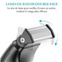 Kensen Rasoir Electriques Homme Corps 2-en-1 Tondeuse Corps Homme Intime Autonomie de 160 mins Tondeuse Intime Homme Étanche Ton