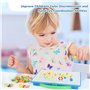 DERAYEE Creative Mosaïque Puzzle,296 PCS Jeux de Construction Colorée,Puzzle 3D Clous Champignon,Jeux Educatif Cadeau pour Enfan