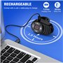 2 en 1 USB C Présentation Télécommande pour Mac Windows Linux PowerPoint Pointeur Rechargeable