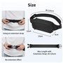 Cozary Sac Banane Homme et Femme - Banane Mode avec Ceinture Réglable et Extension - 4 Compartiments avec Fermeture Éclair - Par