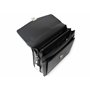 Maleta Porte-Pocuments en éco-cuir pour ordinateur portable avec bandoulière MA32 Noir
