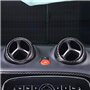 SFUO 4 pièces de la climatisation de la climatisation de l'évent Décoration de la voiture de carbone Véritable Carbon Fibre garn