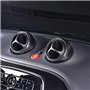 SFUO 4 pièces de la climatisation de la climatisation de l'évent Décoration de la voiture de carbone Véritable Carbon Fibre garn