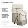 Stokke Coffret de Voyage JetKids, Noir - Comprend Un lit-Valise à roulettes pour Enfant + Sac à Dos Crew Backpack, Extensible - 
