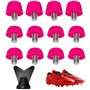 Crampons en Plastique pour Crampons de Football, 12 pièces, 7 mm et 10 mm, à Visser avec clé M 5, de Remplacement pour Terrain F