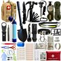 Kit de Premiers Soins – Kit de Premiers Secours - 16 Outils Multifonctions et Plus de 60 pièces de Premiers Soins – Très Complet