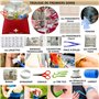 Kit de Premiers Soins – Kit de Premiers Secours - 16 Outils Multifonctions et Plus de 60 pièces de Premiers Soins – Très Complet