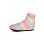 Duukies Chaussettes de bain à rayures pastel pour fille - Chaussettes de plage - Protection UV - Couleur : jaune - Chaussettes :