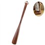 Corne de chaussure en bois, corne de chaussures en noyer poignée longue pour les seniors, chaussure de chaussure pour les senior