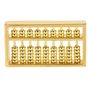 Boulier en Laiton Chinois de Style Vintage, Texture Claire et Lignes fluides Mini boulier en Laiton Durable pour Une Utilisation