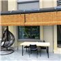 LJDJRHXH Rideau Bambou Naturel Store Enrouleur Bambou Extérieur Intérieur, 30-160 cm Largeur Store Enroulement Romains Occultant