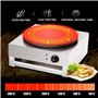 LMYYDES Crêpière Commerciale 3KW Crêpière électrique 50-300 ℃ Crêpière avec Plaque chauffante de 15,7 Pouces Crêpe Plaque de Cui