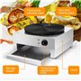 LMYYDES Crêpière Commerciale 3KW Crêpière électrique 50-300 ℃ Crêpière avec Plaque chauffante de 15,7 Pouces Crêpe Plaque de Cui
