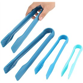3 Pcs/Set Multifonctionnel Pince En Silicone Alimentaire De Cuisine En Plastique Pain Pinces Non-slip Cuisson Clip Pince BARBECU