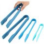 3 Pcs/Set Multifonctionnel Pince En Silicone Alimentaire De Cuisine En Plastique Pain Pinces Non-slip Cuisson Clip Pince BARBECU