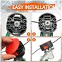 Szwaldaper Fil de Coupe F016800431 for débroussailleuses Bosch AFS 23 à 37, Bobine de Fil avec Couvercle de Bobine F016F04841 et