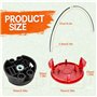 Szwaldaper Fil de Coupe F016800431 for débroussailleuses Bosch AFS 23 à 37, Bobine de Fil avec Couvercle de Bobine F016F04841 et