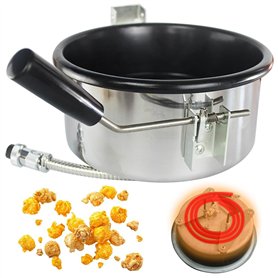 XJKLBYQ Nostalgia Popcorn Maker 8oz Machine de Fabricant de Pop-Corn électrique Anti-scorche avec Maker de Pop-Corn Convivial po