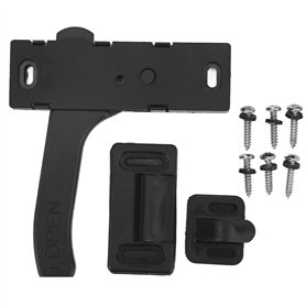 Loquet de Porte Moustiquaire Kit de Serrure de Porte Moustiquaire en Alliage de Zinc Pour Caravane de Camping-car