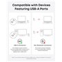 Anker Souris Ergonomique Verticale USB Sans Fil 2.4G avec 3 Niveaux DPI ajustables 800 / 1200 / 1600 et 5 Contrôles Latéraux