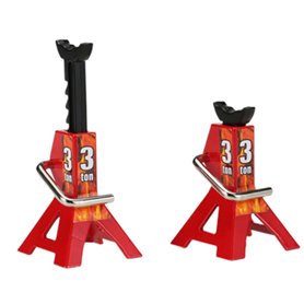 PSFDEWT RC Car Support de Voiture Hauteur réglable Mini Le Support de Simulation modèle Cadre réparation Voiture 1pair 3 Tonne R