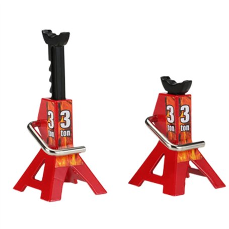 PSFDEWT RC Car Support de Voiture Hauteur réglable Mini Le Support de Simulation modèle Cadre réparation Voiture 1pair 3 Tonne R