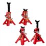 PSFDEWT RC Car Support de Voiture Hauteur réglable Mini Le Support de Simulation modèle Cadre réparation Voiture 1pair 3 Tonne R