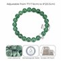 Philip Jones Bracelet à breloques en pierres précieuses d'aventurine verte Dream Catcher
